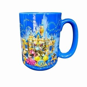 Disney Disneyland 50th Anniversary 3D Happiest Homecoming on Earth Coffee Mug